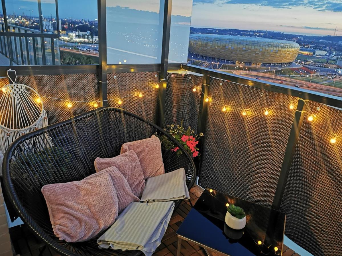 Apartament Przy Bursztynowym Stadionie Гданськ Екстер'єр фото